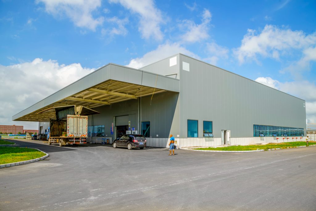Industrial warehouse facility representing an industrial property loan